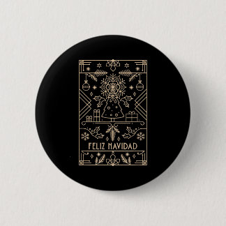 Feliz Navidad, Christmas  6 Cm Round Badge
