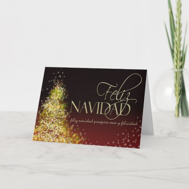 Feliz Navidad Christmas Card (Front)