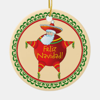 Feliz Navidad Christmas Ornament