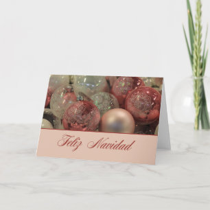 Feliz Navidad  Christmas Ornaments Holiday Card