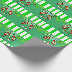Feliz Navidad Christmas para el Comelón Pupusas Wrapping Paper