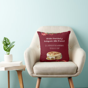 Feliz Navidad Christmas to el Comelón de Pupusas Cushion
