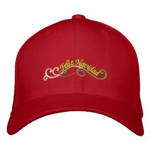 Feliz Navidad Embroidered Hat