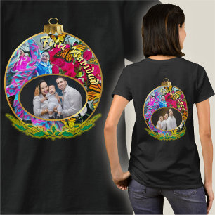 Feliz Navidad Family Dancing Butterflies PV01 T-Shirt