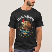 Feliz Navidad Funny Christmas Lights Mexican Eagle