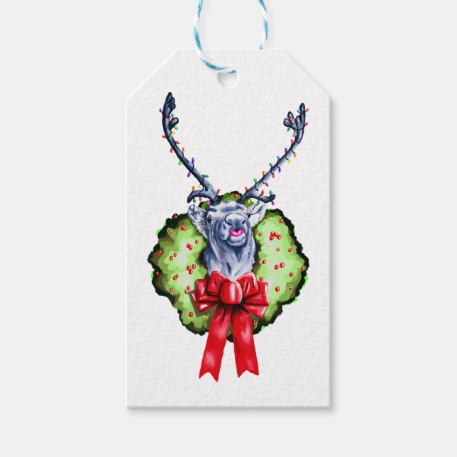 Feliz Navidad Gift Tags (Front)