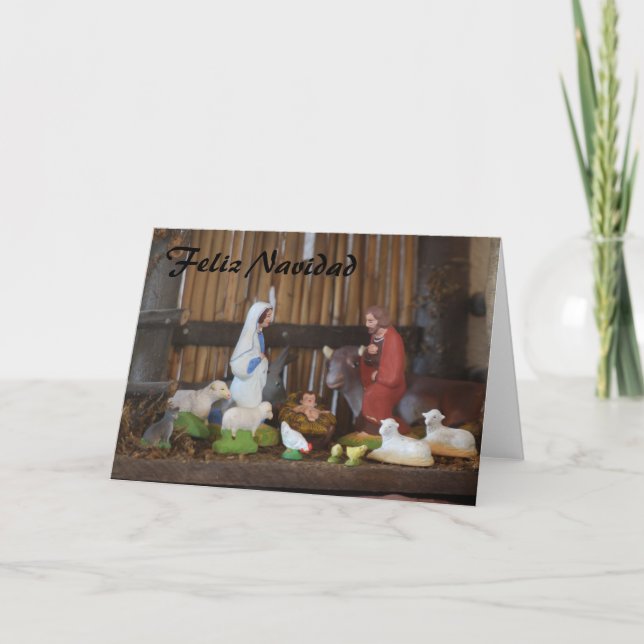 Feliz Navidad Holiday Card (Front)