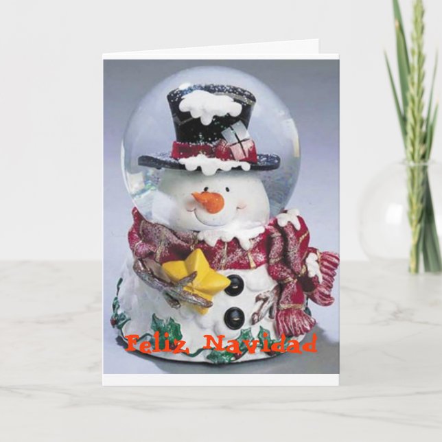 Feliz Navidad Holiday Card (Front)