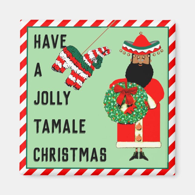 Feliz Navidad holiday gifts Magnet (Front)