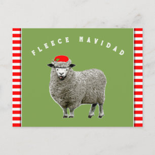 feliz navidad holiday postcard