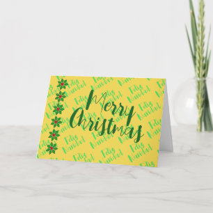 Feliz Navidad Latin American Christmas Holiday Card
