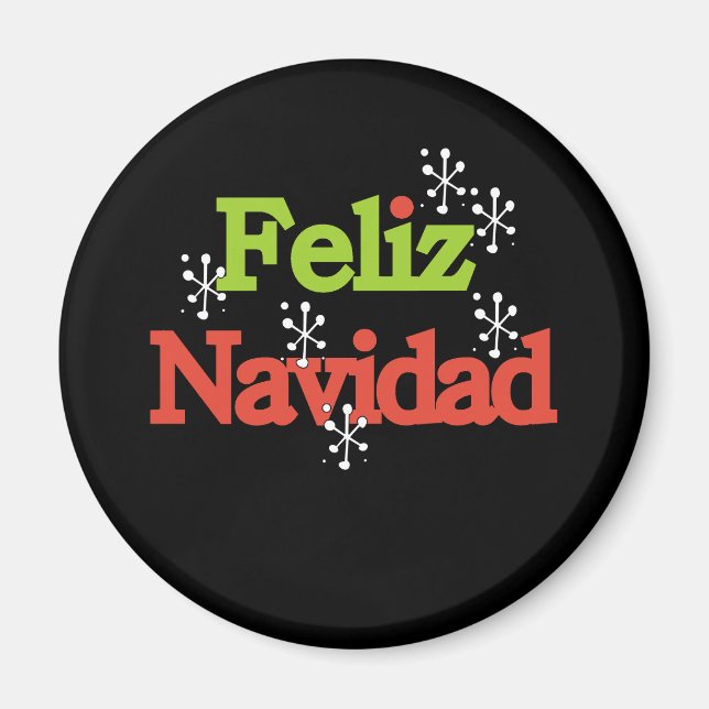 Feliz Navidad Magnet (Front)