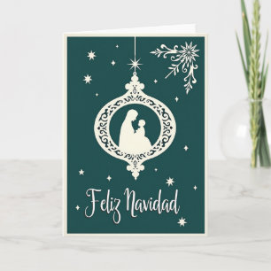 Feliz Navidad Mary Jesus Card