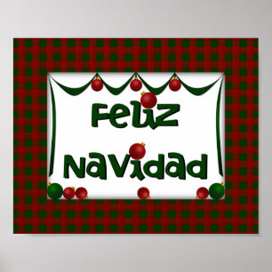 Feliz Navidad - Merry Christmas - Wall Art