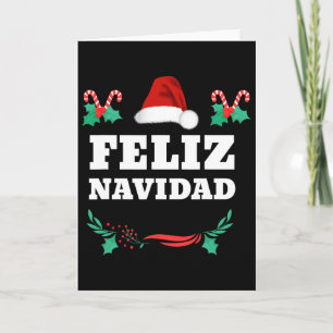 Feliz Navidad Mexican Christmas Spanish Xmas  Card