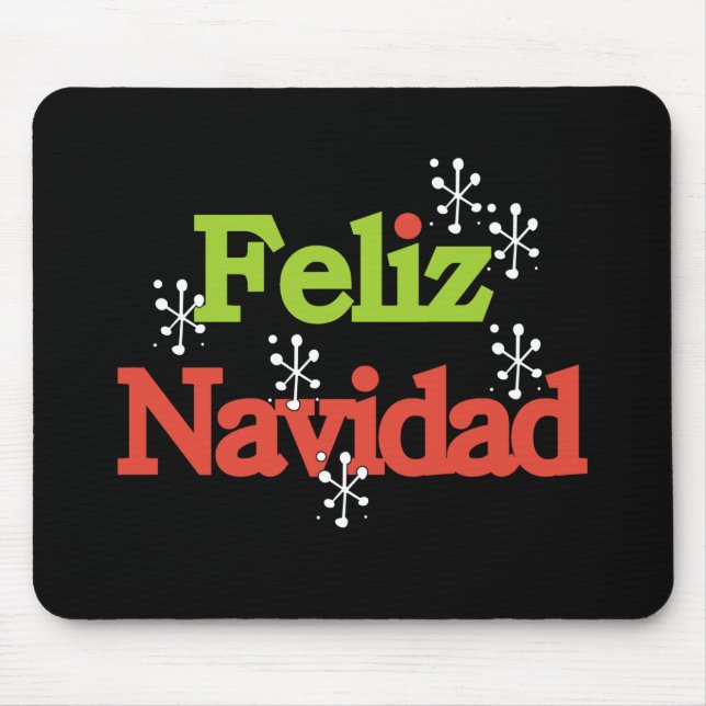 Feliz Navidad Mouse Mat (Front)