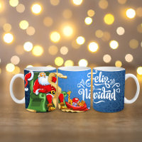 "Feliz Navidad" Mug, 11 oz