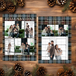 Feliz Navidad Multi Photo  Holiday Card