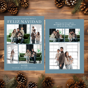 Feliz Navidad Multi Photo Holiday Card