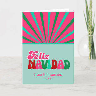 Feliz Navidad - Non Photo custom Holiday Card