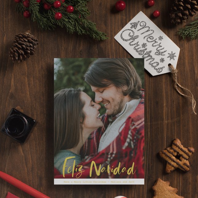 Feliz Navidad Photo Christmas Holiday Card (Feliz Navidad Photo Christmas Holiday Card)