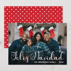 Feliz Navidad Photo Holiday Card
