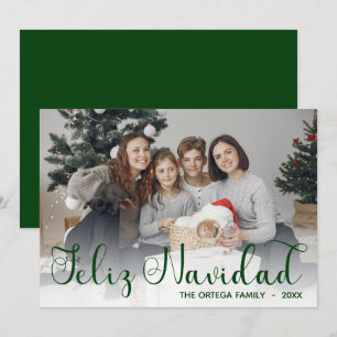 Feliz Navidad Photo Holiday Card