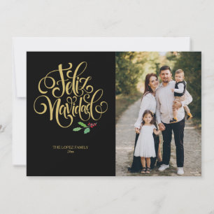 Feliz Navidad Photo Holiday Card