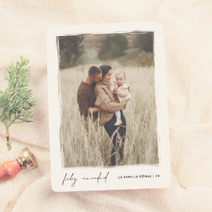Feliz Navidad   Postal Elegante y Minimalista Holiday Card