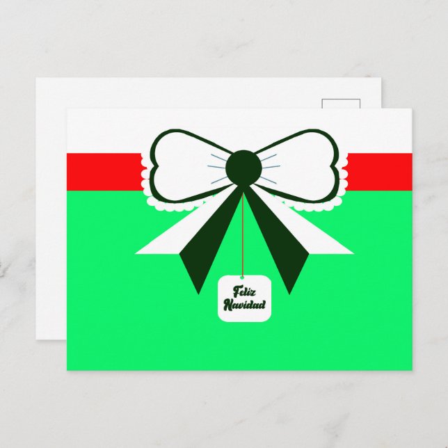 Feliz Navidad Postcard (Front/Back)