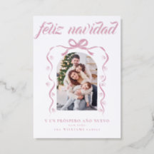 Feliz Navidad Próspero Año Christmas Spanish