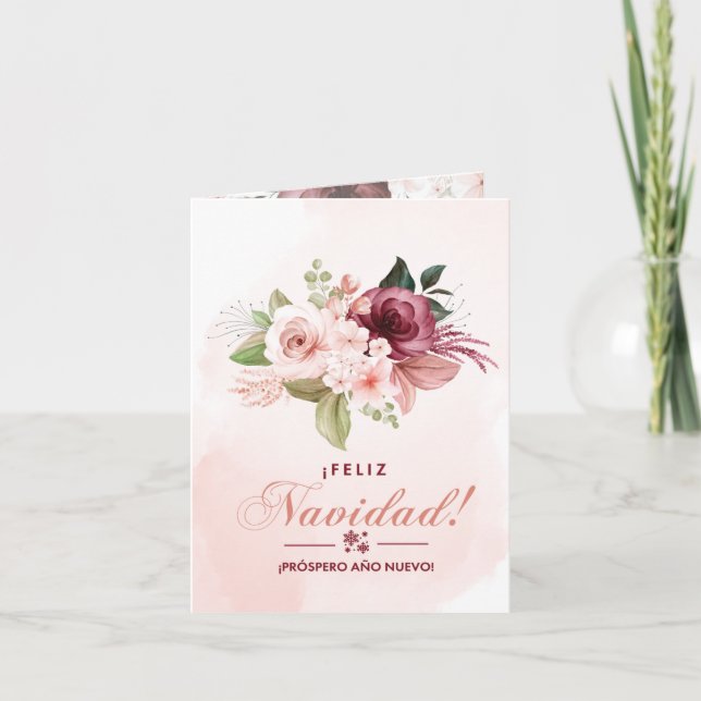 ¡FELIZ Navidad! | ¡PRÓSPERO AÑO NUEVO! | Greeting Card (Front)