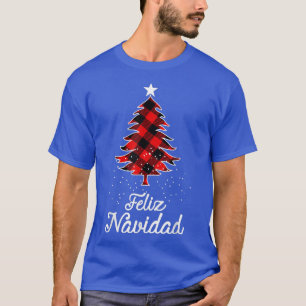 Feliz Navidad shirts Family Christmas trees buffa