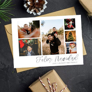 Feliz Navidad Silver 6 Photo