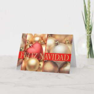 Feliz Navidad Spanish Christmas Card
