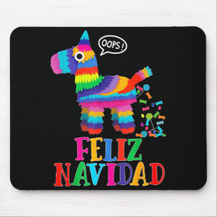Feliz Navidad Spanish Christmas Funny Mexican Nata Mouse Mat