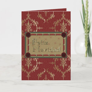 Feliz Navidad Spanish Merry Christmas Card