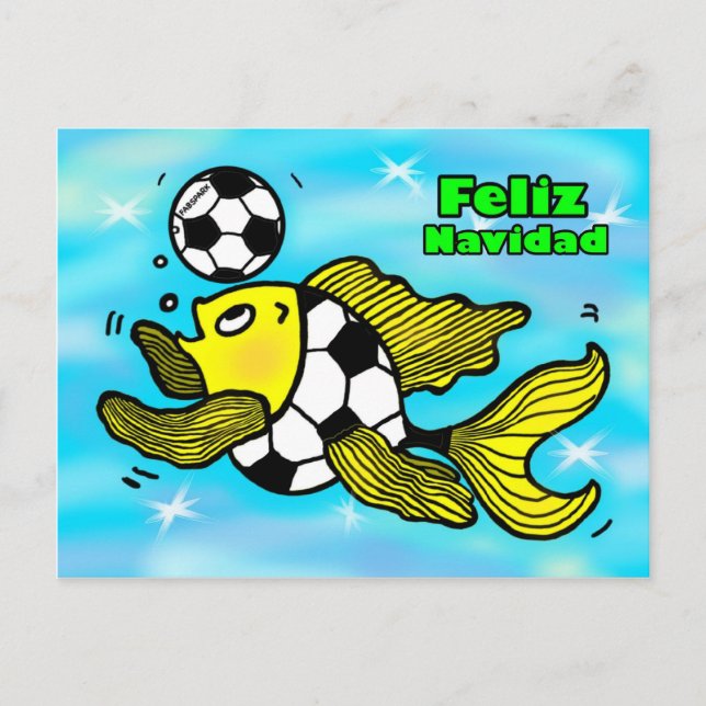 FELIZ NAVIDAD Spanish Merry Christmas funny card (Front)