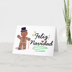 "Feliz Navidad" Spanish Merry Christmas Holiday Card