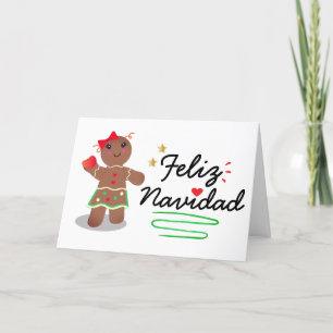 "Feliz Navidad" Spanish Merry Christmas Holiday Card