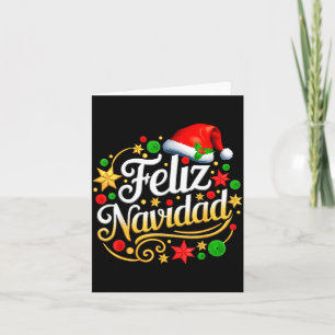 Feliz Navidad Spanish Mexican Christmas Xmas Holid Card