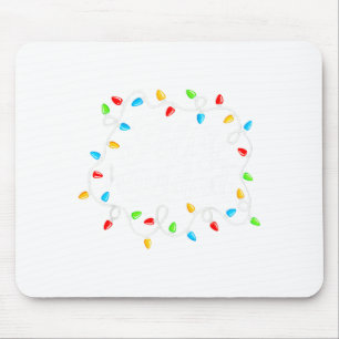 Feliz Navidad Spanish Mexican Christmas Xmas Light Mouse Mat