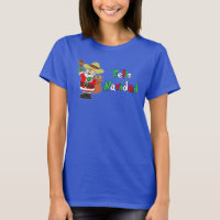 Feliz Navidad Spanish Santa Cartoon
