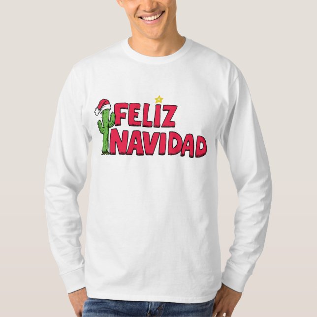Feliz Navidad Sweatshirt T Shirt (Front)