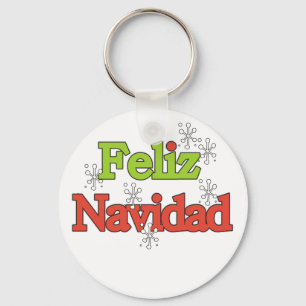 Feliz Navidad T-shirts and Gifts Key Ring