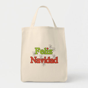 Feliz Navidad T-shirts and Gifts Tote Bag