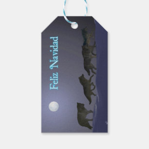 Feliz Navidad - Wolf Pack Gift Tags