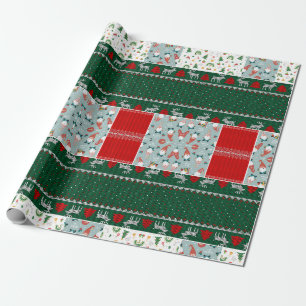 feliz navidad wrapping paper