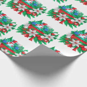 feliz navidad wrapping paper