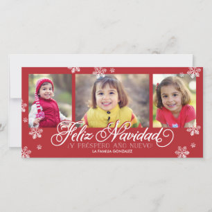 Feliz Navidad Y Próspero Año Nuevo Holiday Card